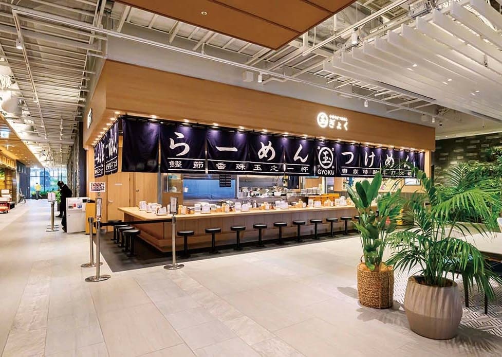 芝浦ブルーイングとポップアップエリア、食の専門店