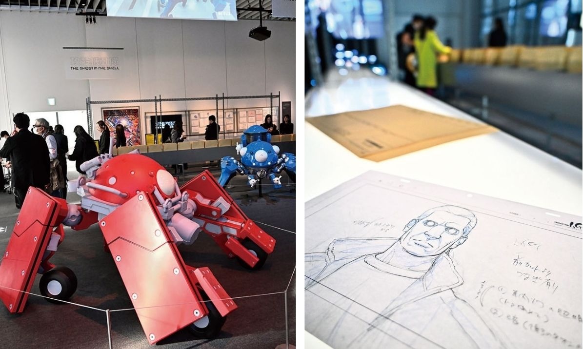 実物大模型とカット袋